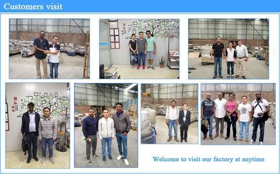 Customers visit
